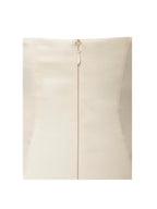 Noreen Egg White Satin Drop Waist Maxi Sundress Archive Sale