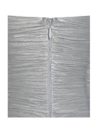 Palmer Silver Glitter Drop Waist Maxi Dress
