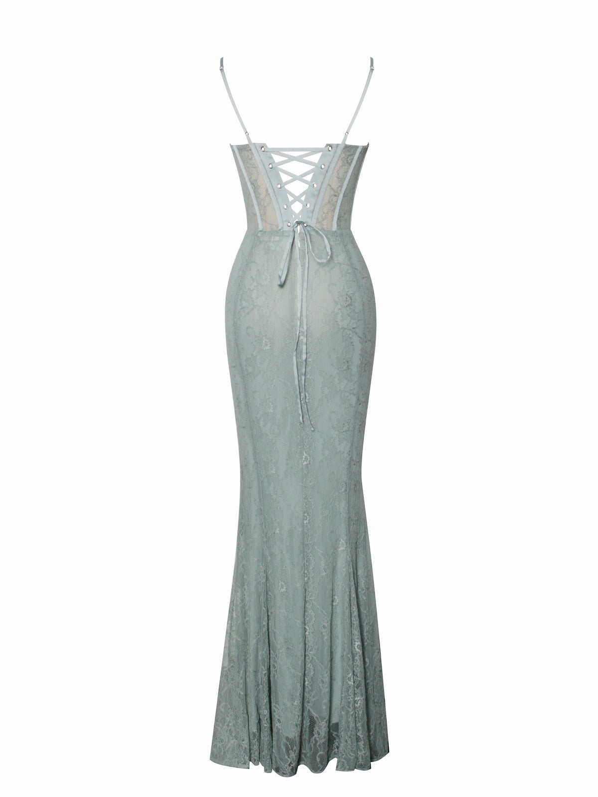 Janelle Green Sweetheart Mermaid Lace Maxi Dress Archive Sale