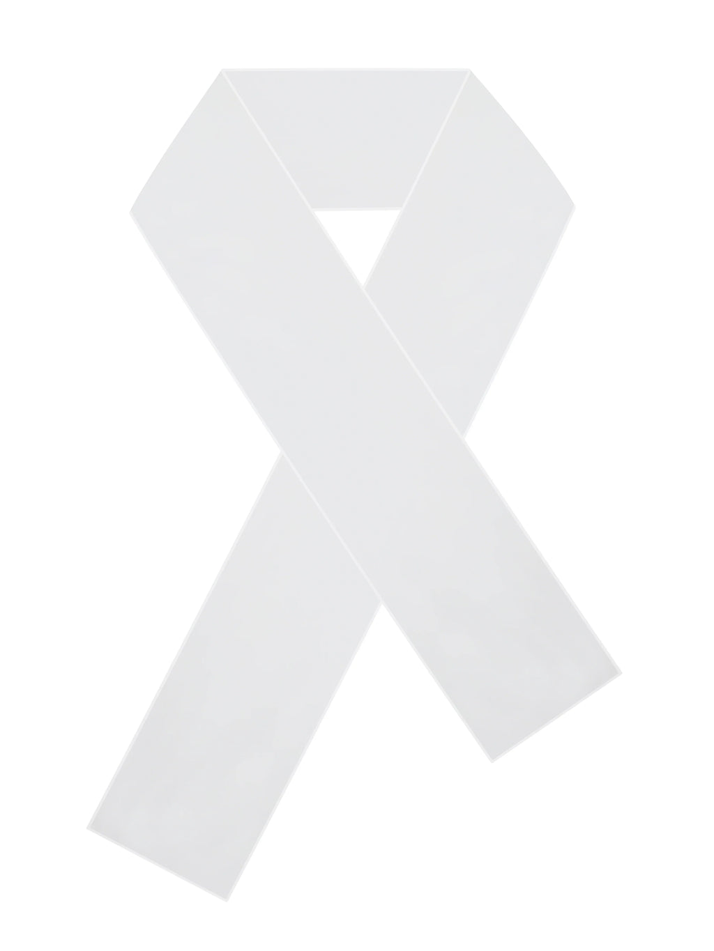 Jaycee White Chiffon Scarf