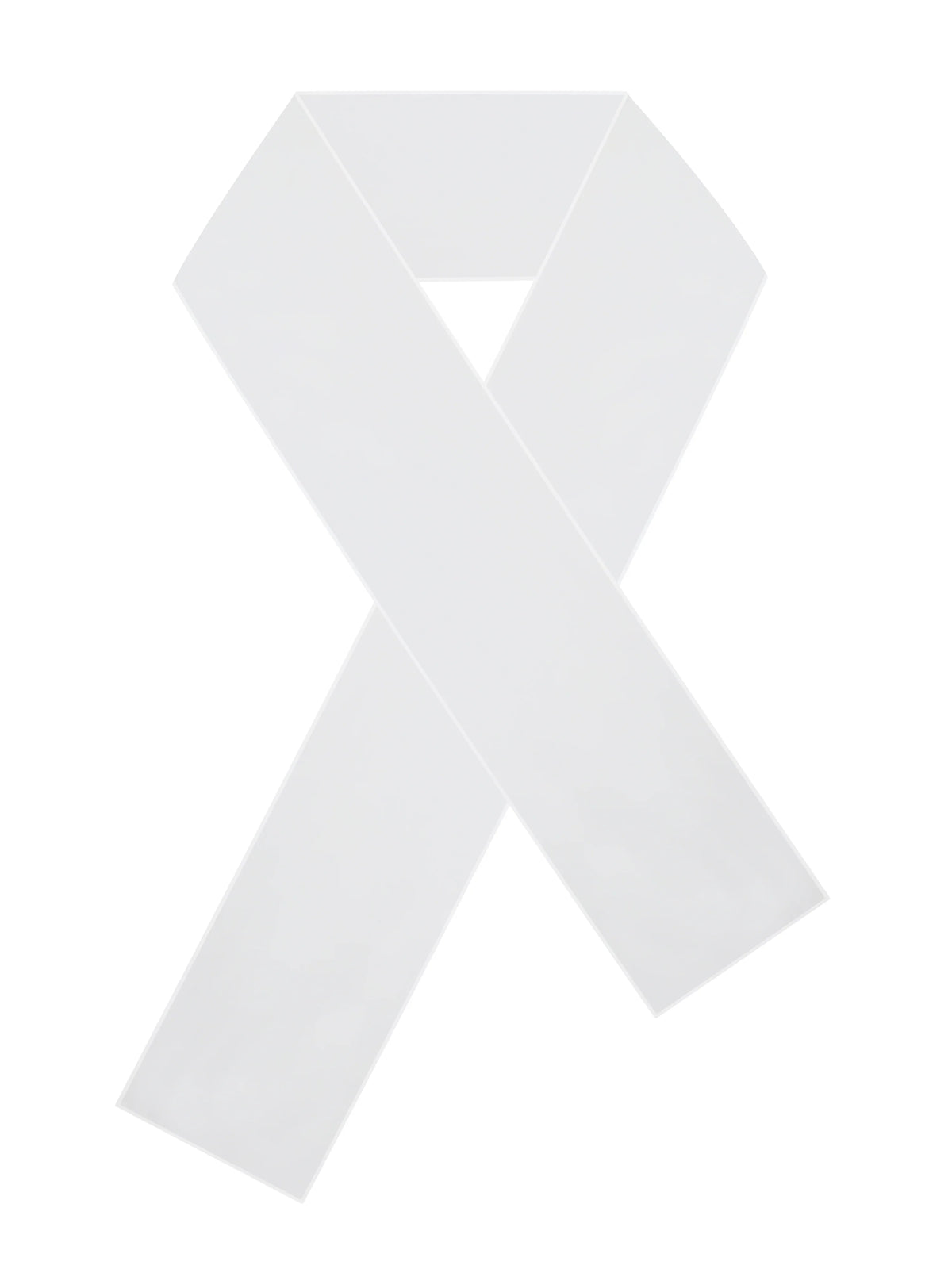 Jaycee White Chiffon Scarf