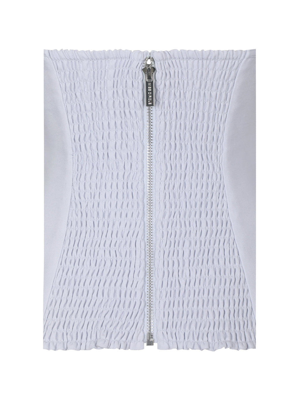 Quinzella Lavender Linen Plunging Halter Neck Top