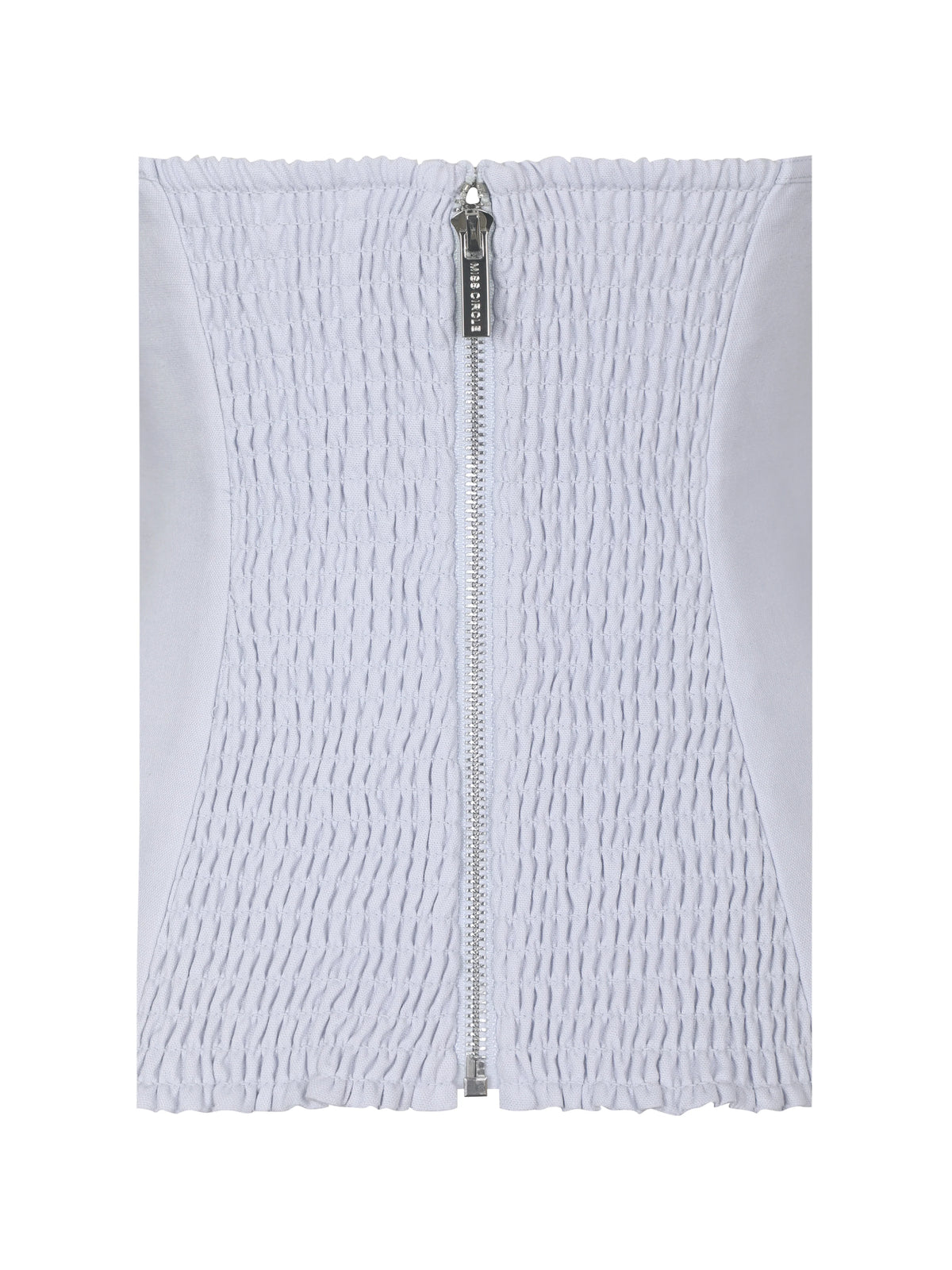 Quinzella Lavender Linen Plunging Halter Neck Top