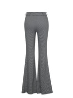 Ulli Micro Houndstooth Flared Pants