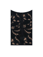 Breanna Black Velvet Lace Crossover Halter Swimsuit