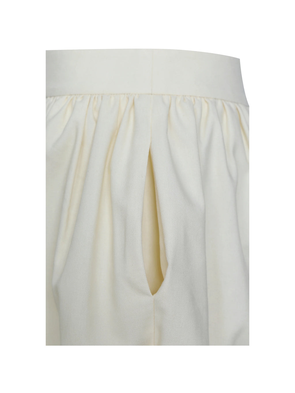 Quinzelle Butter Yellow Linen Bubble Shorts