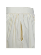 Quinzelle Butter Yellow Linen Bubble Shorts