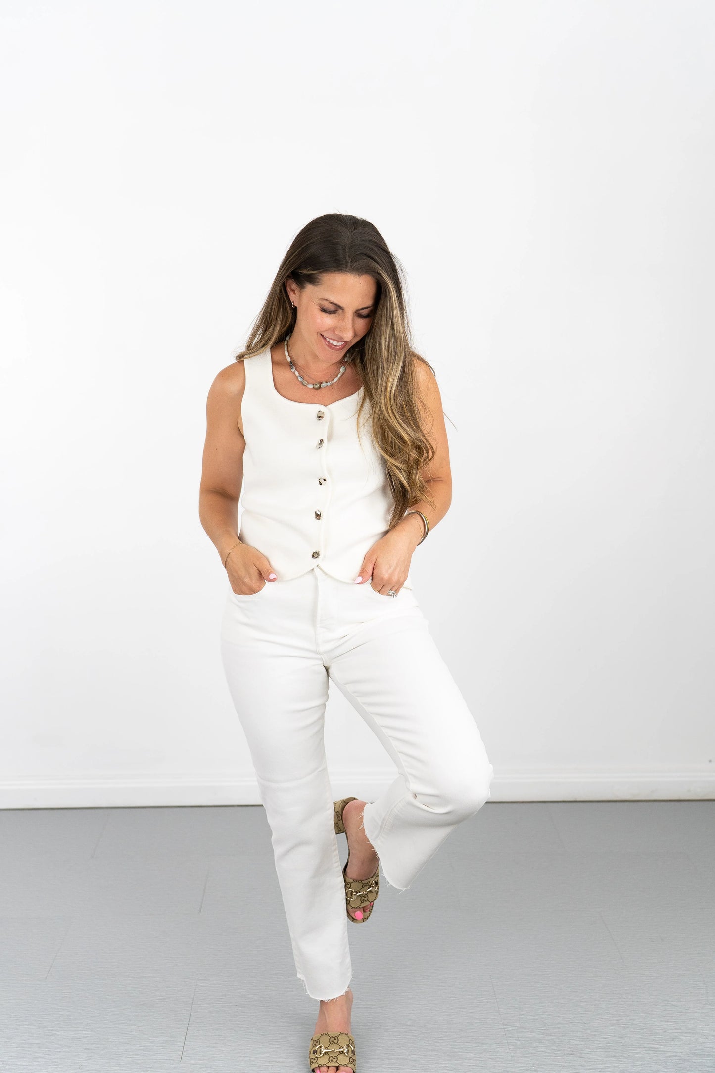 Ivory Straight Jean