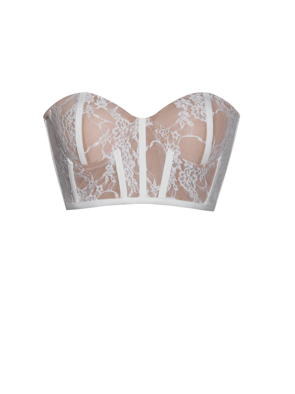 New Romantics White Lace Corset Top Archive Sale