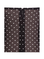 Yadira Brown Base Polka Dot Chiffon Maxi Dress