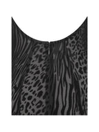 Tyanna Black Burnout Velvet Mesh Backless Mermaid Maxi Dress