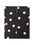 Xandie Mocha Polka Dot Off Shoulder Midi Dress