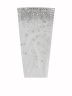Izzy White Crystal Opera length Gloves