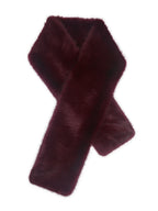Jazmin Burgundy Multi wear Faux Fur Scarf