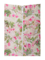 Niya Floral Print Linen Halter Corset Maxi Dress