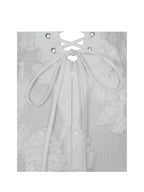 Raphaela White Floral Strapless Mermaid Wedding Dress