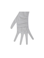Qira White Mesh Opera length Gloves