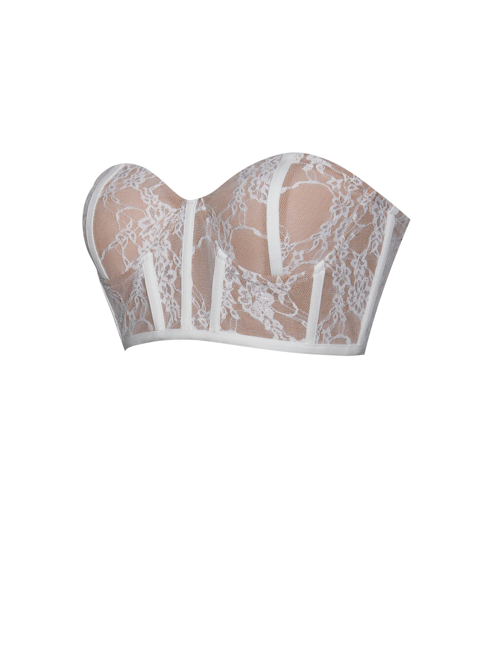 New Romantics White Lace Corset Top Archive Sale