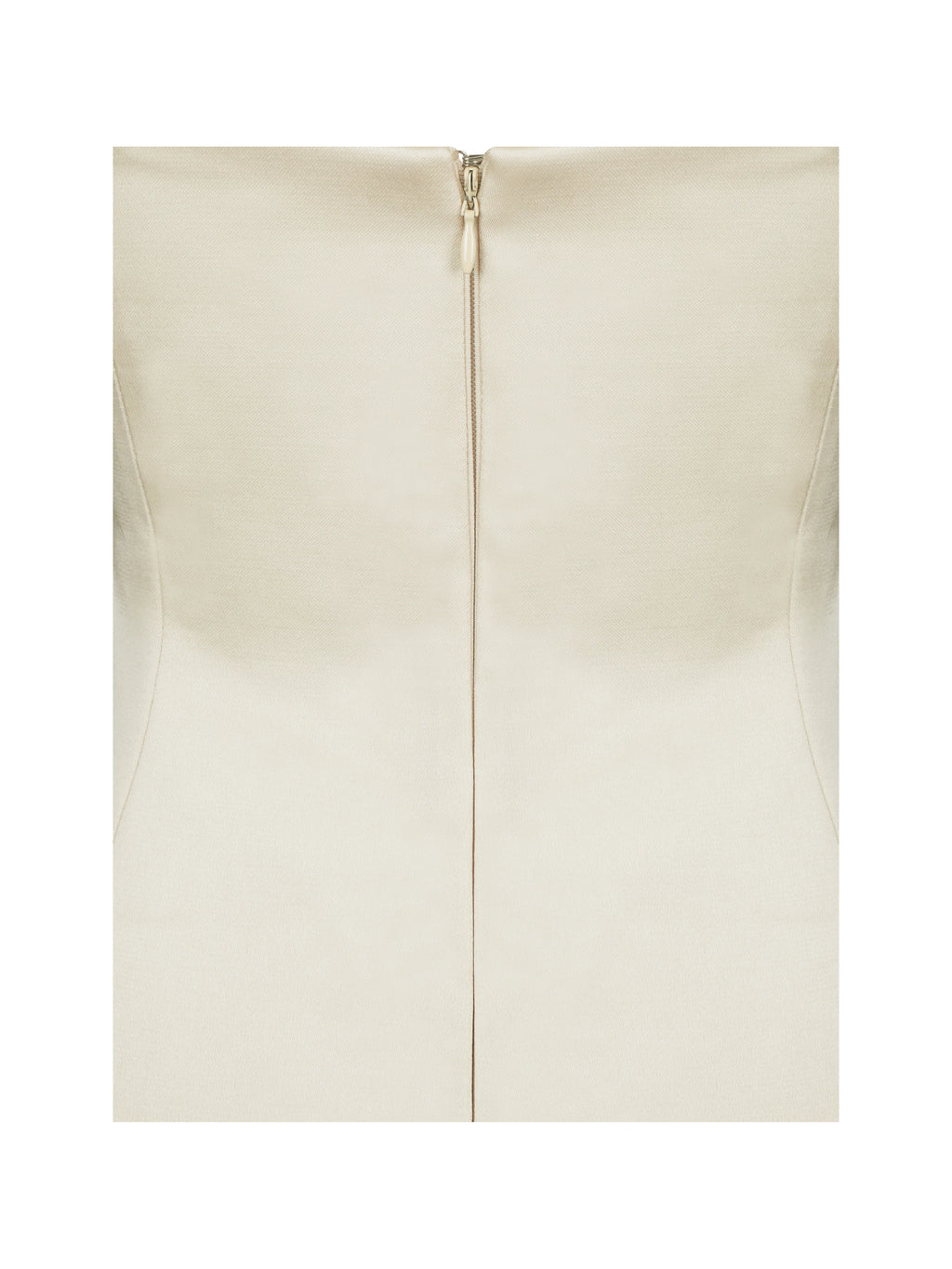 Gracie Butter Yellow Ruched Satin Midi Dress