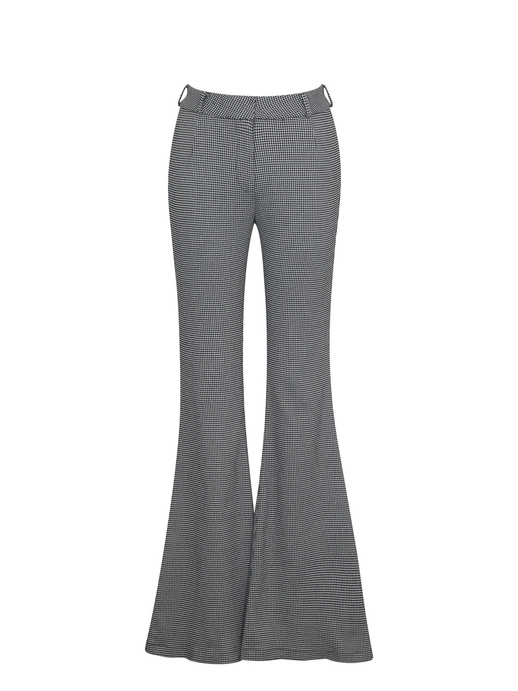 Ulli Micro Houndstooth Flared Pants
