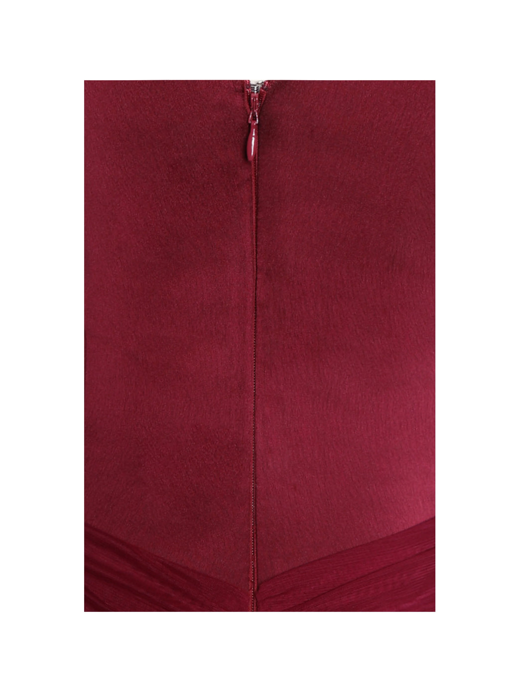 Fabienne Burgundy Mesh Cap Sleeve Mermaid Gown