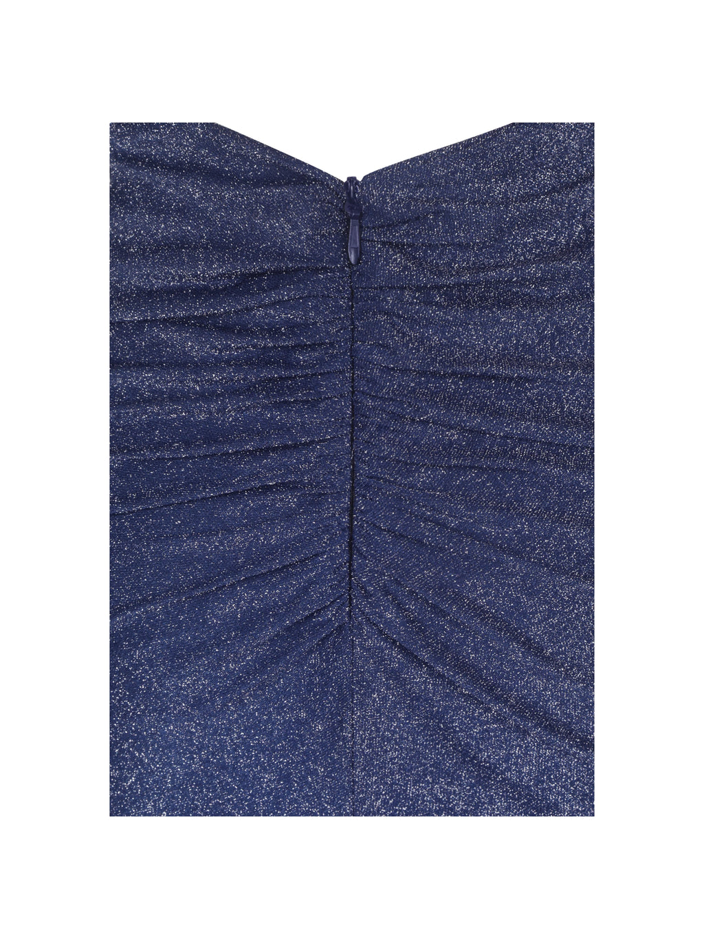 Terri Navy Sparkle Plunging Backless Maxi Dress