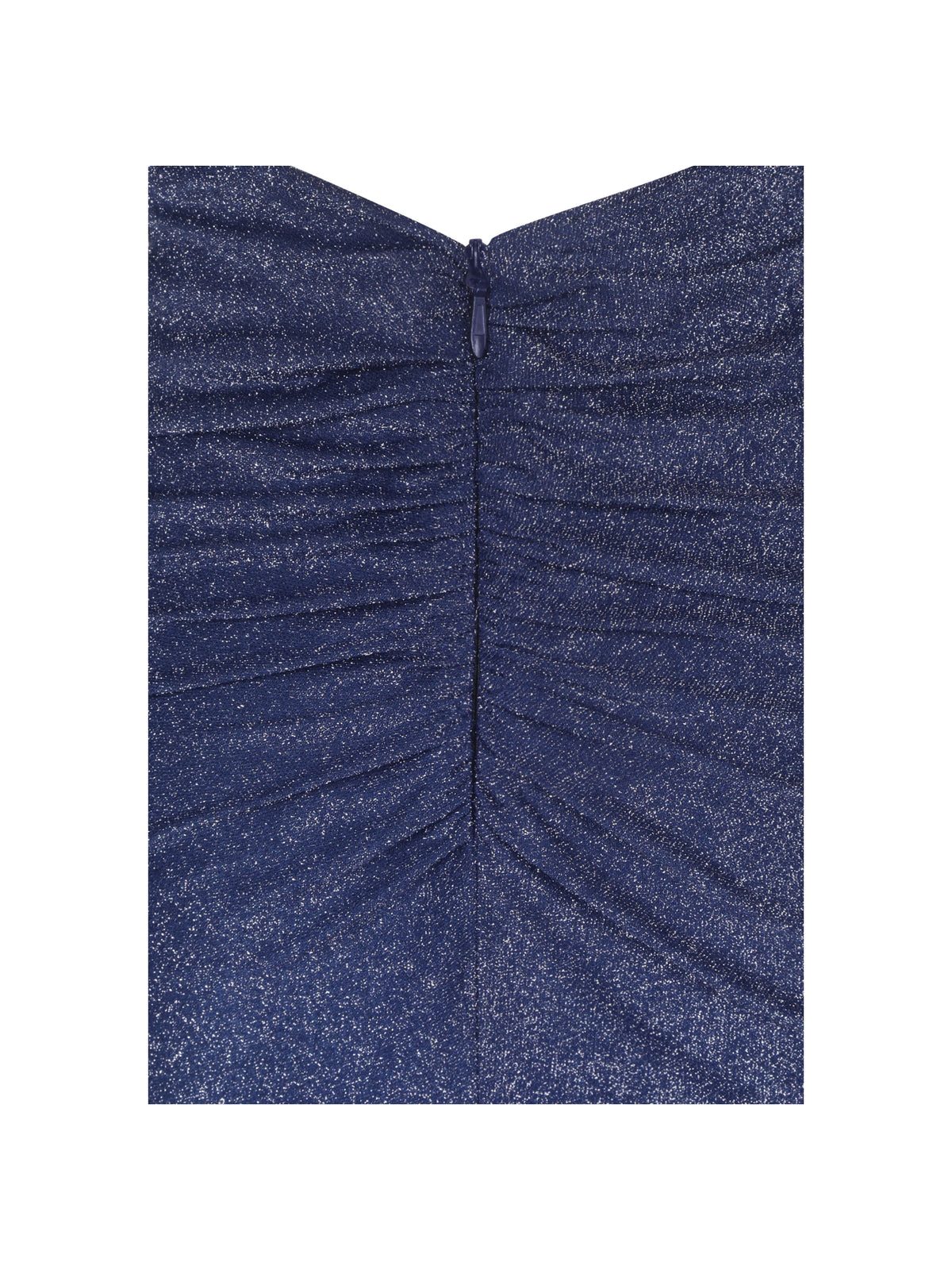 Terri Navy Sparkle Plunging Backless Maxi Dress