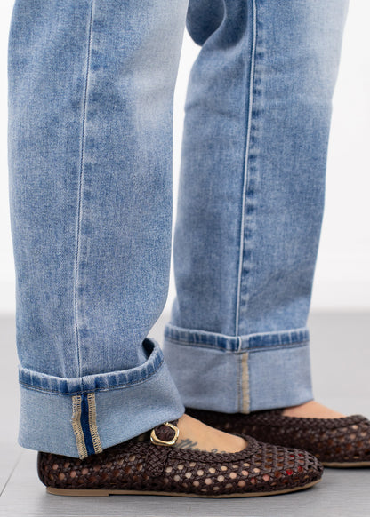 Carys Roll Up Straight Jeans