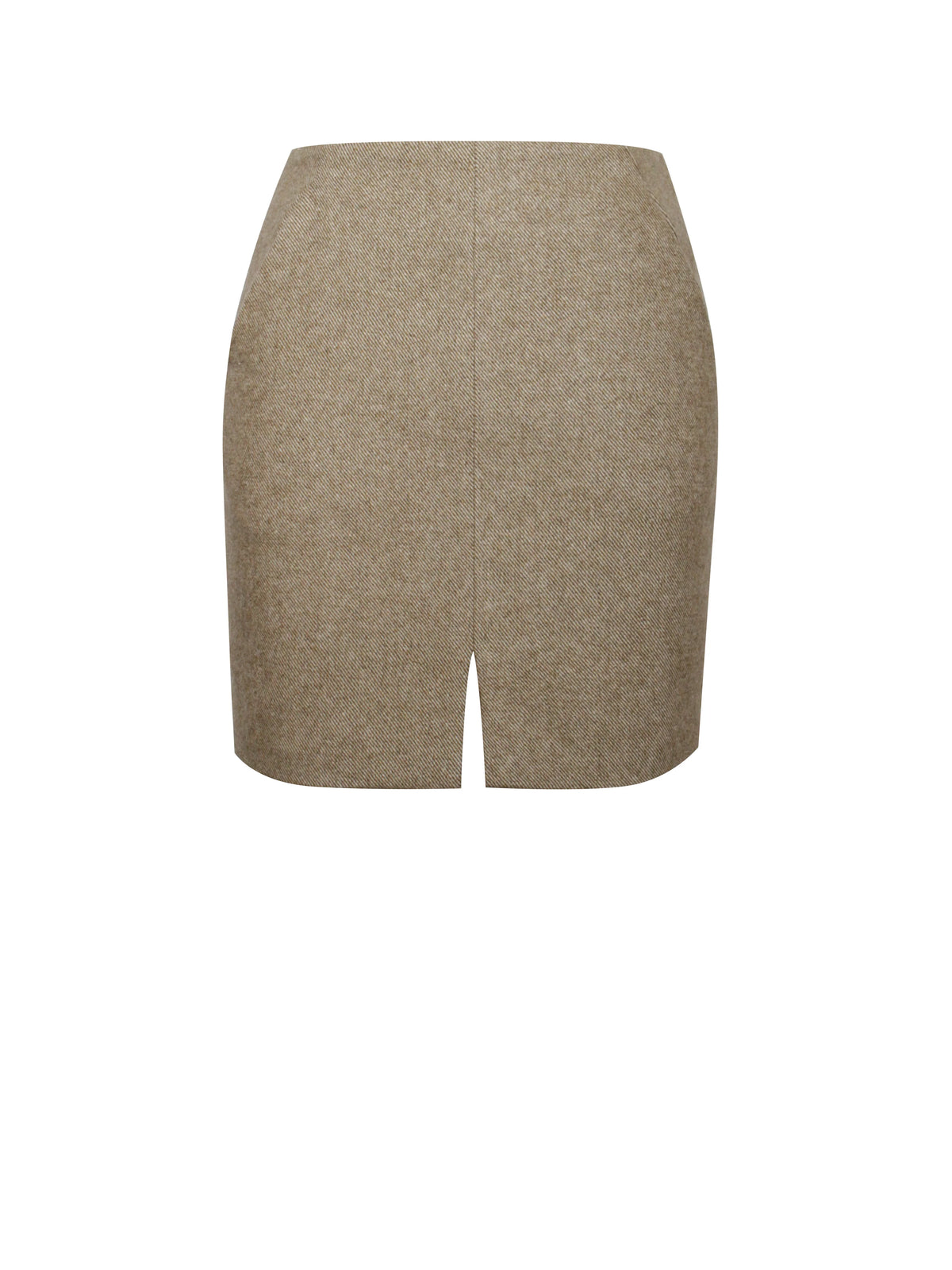 Braylee Vintage Bodycon Twill Wool Blend Mini Skirt Archive Sale