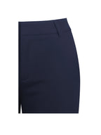Yanin Navy Low Rise Straight Leg Pants