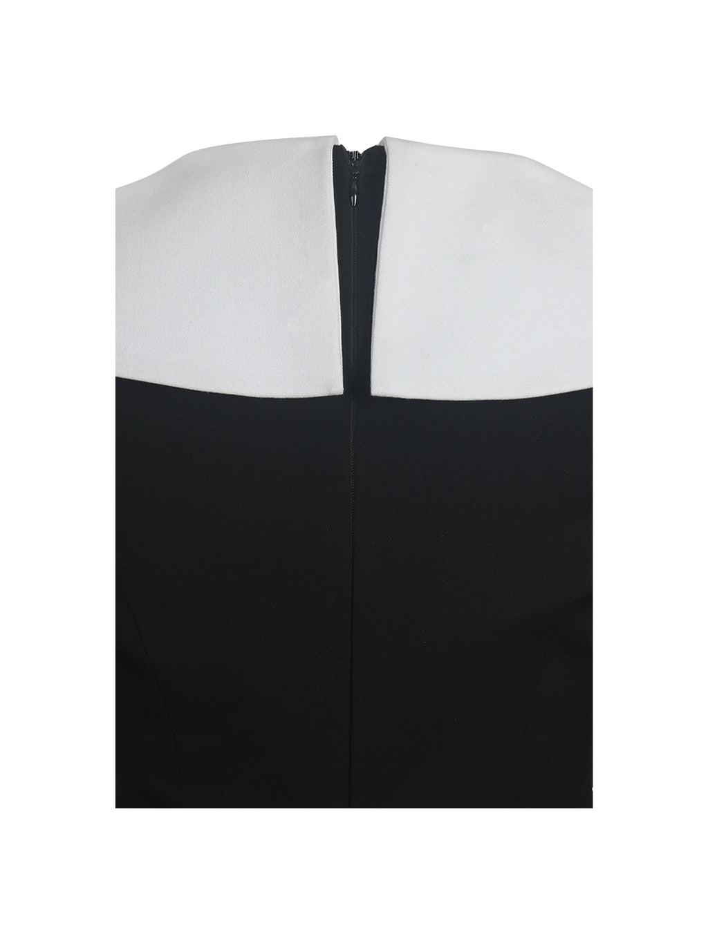 Heather Black Collared Decorative Button Front Mini Dress