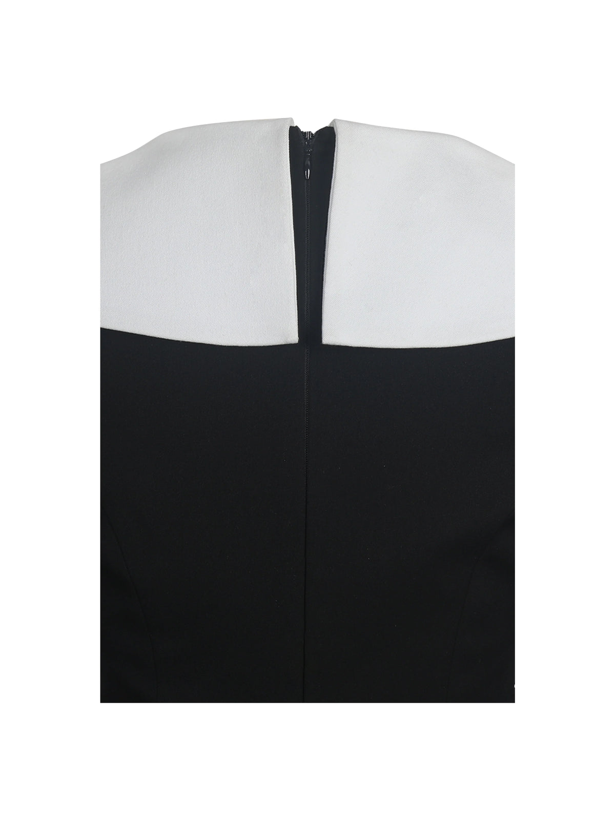 Heather Black Collared Decorative Button Front Mini Dress