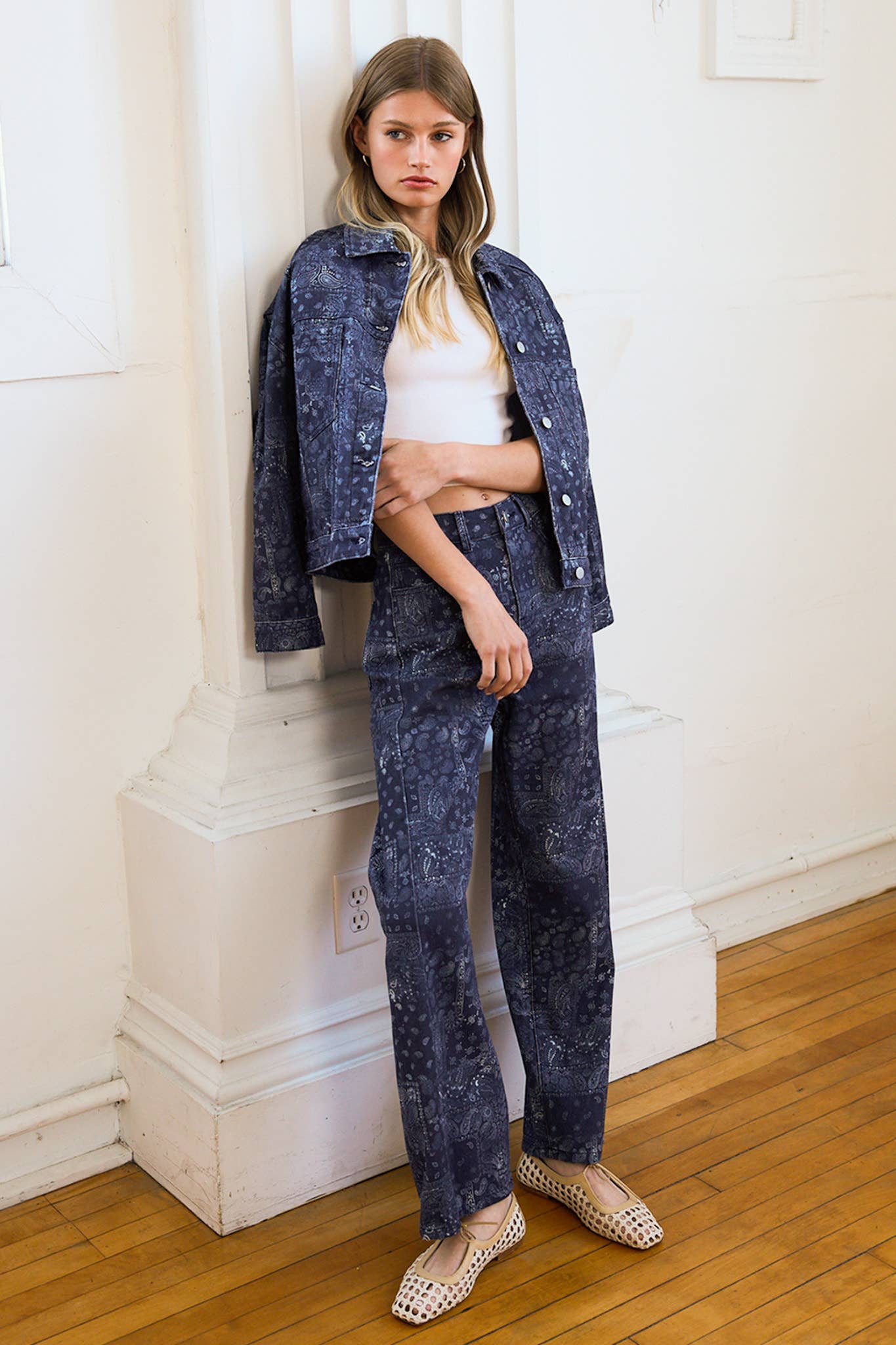 Adriana Bandana Print Pants