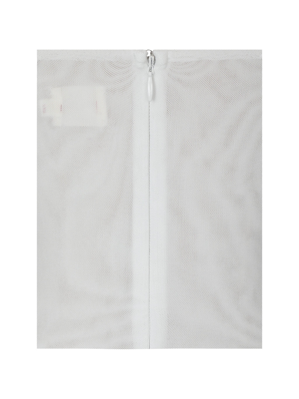 Umnia White Mesh Off Shoulder Drape Mini Dress