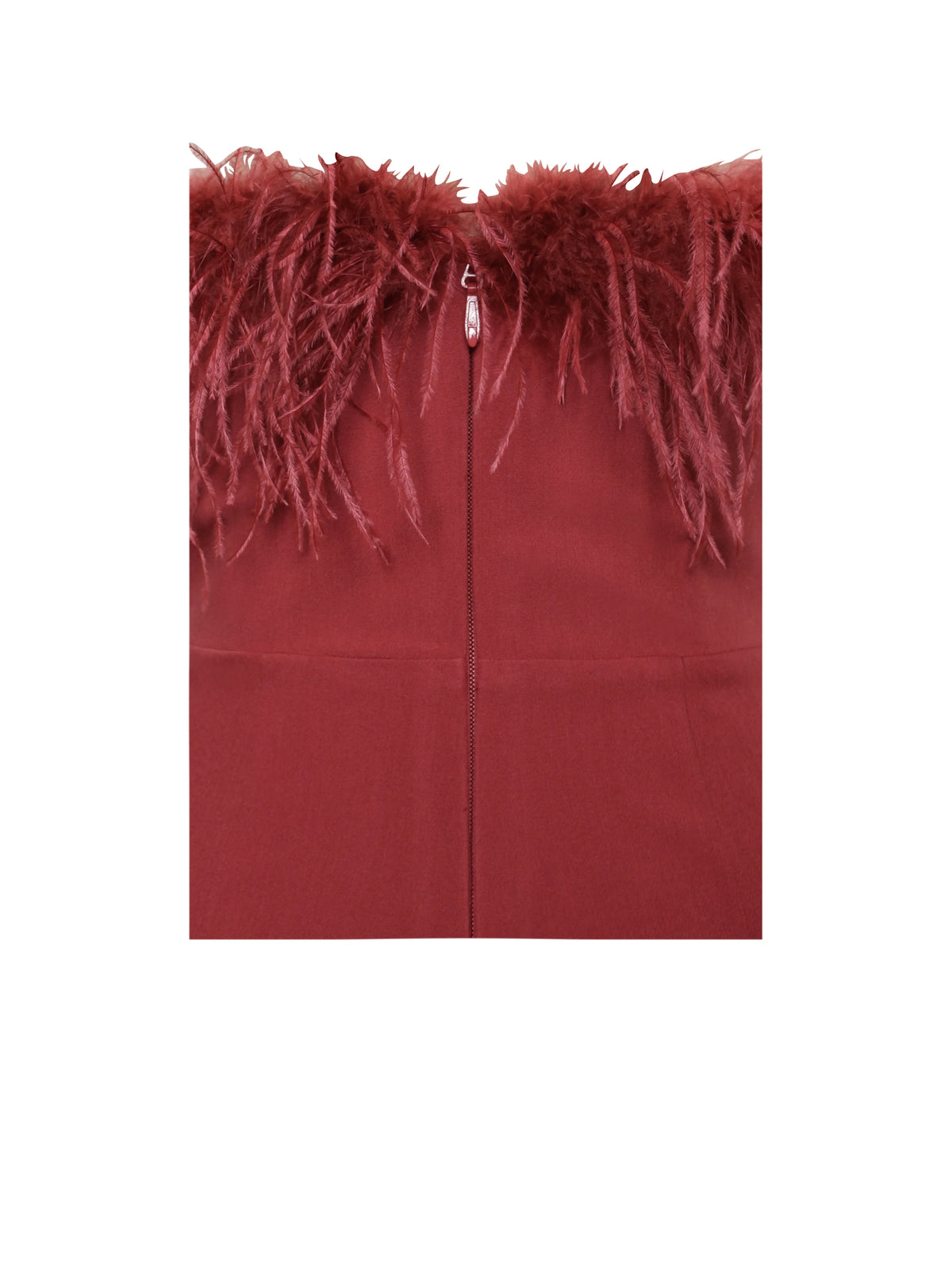 Kylan Burgundy Feather Jumpsuit Archive Sale