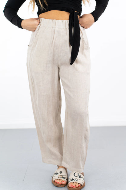 Ronnie Relaxed Linen Pants