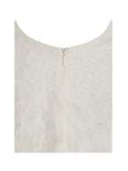 Pandora White Bubble Sleeve Backless Maxi Dress
