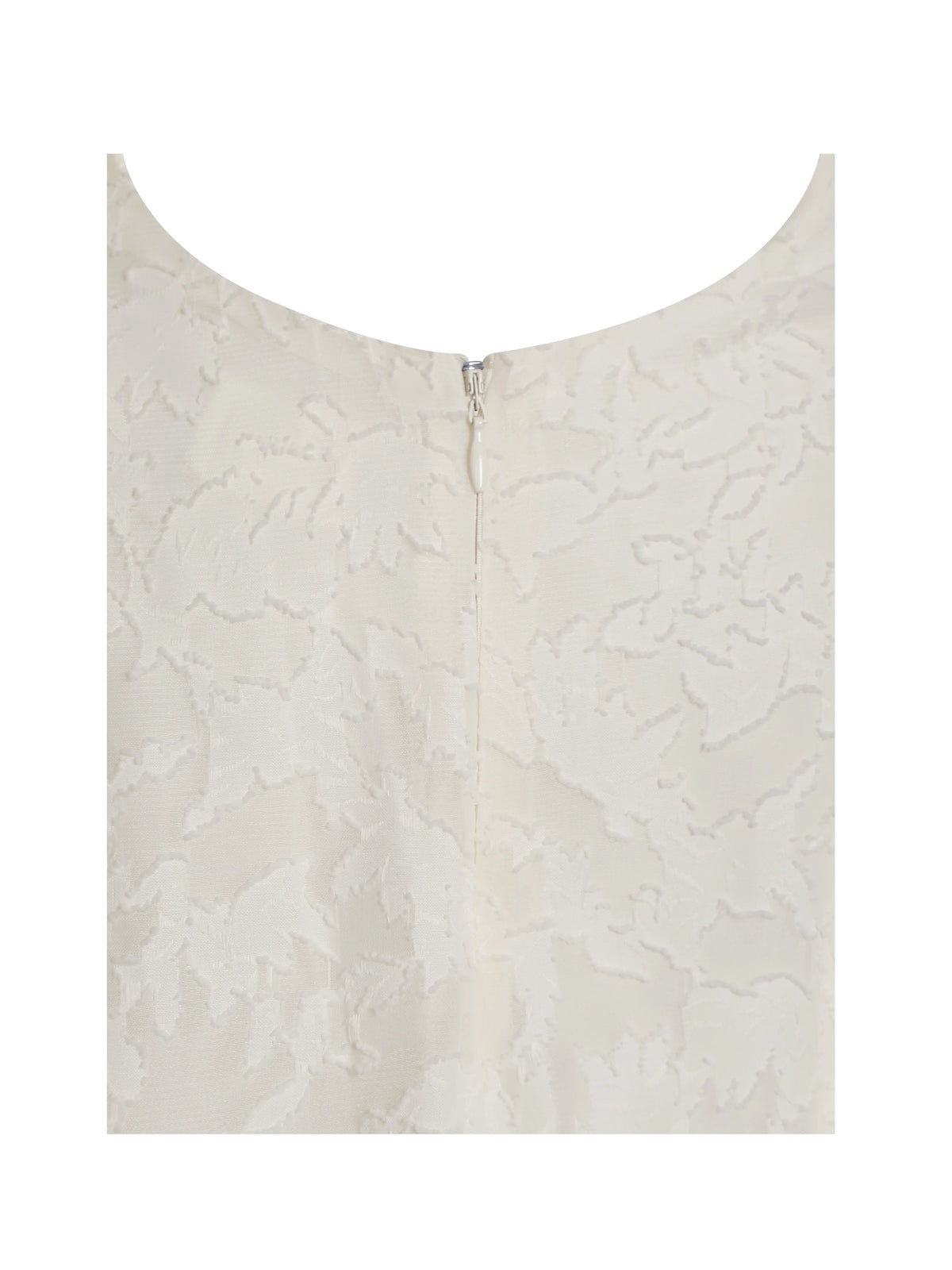 Pandora White Bubble Sleeve Backless Maxi Dress
