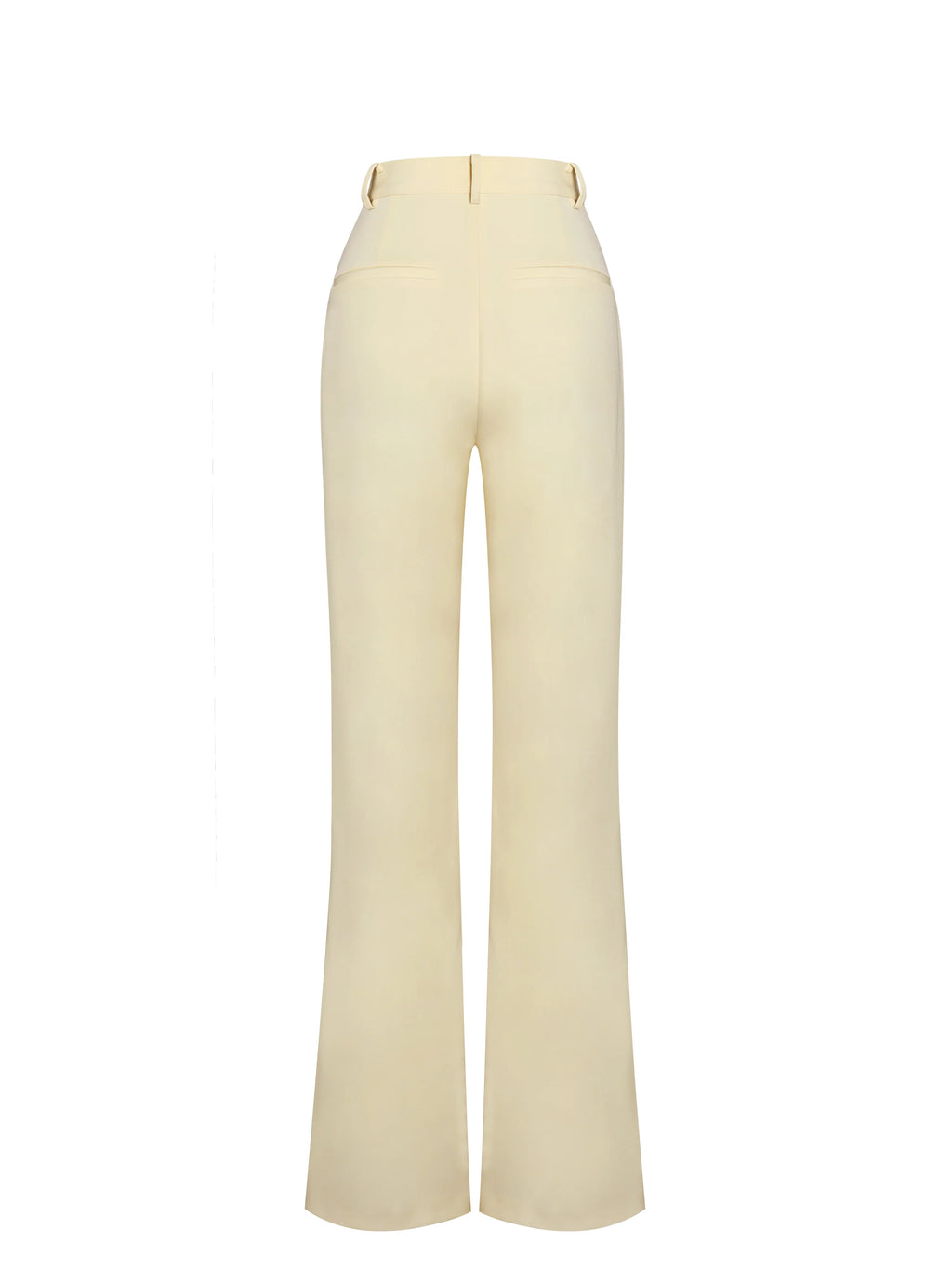 Quinnie Butter Yellow Slim Suit Pants