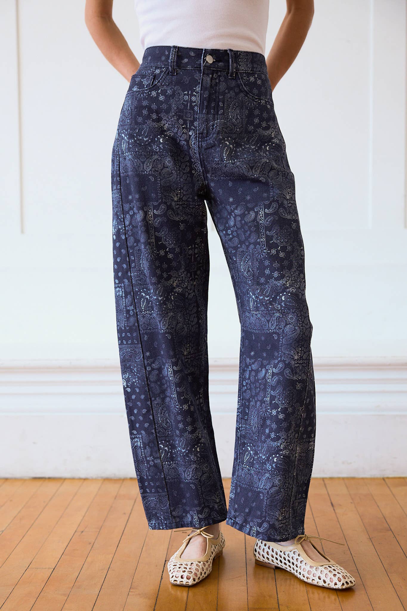 Adriana Bandana Print Pants