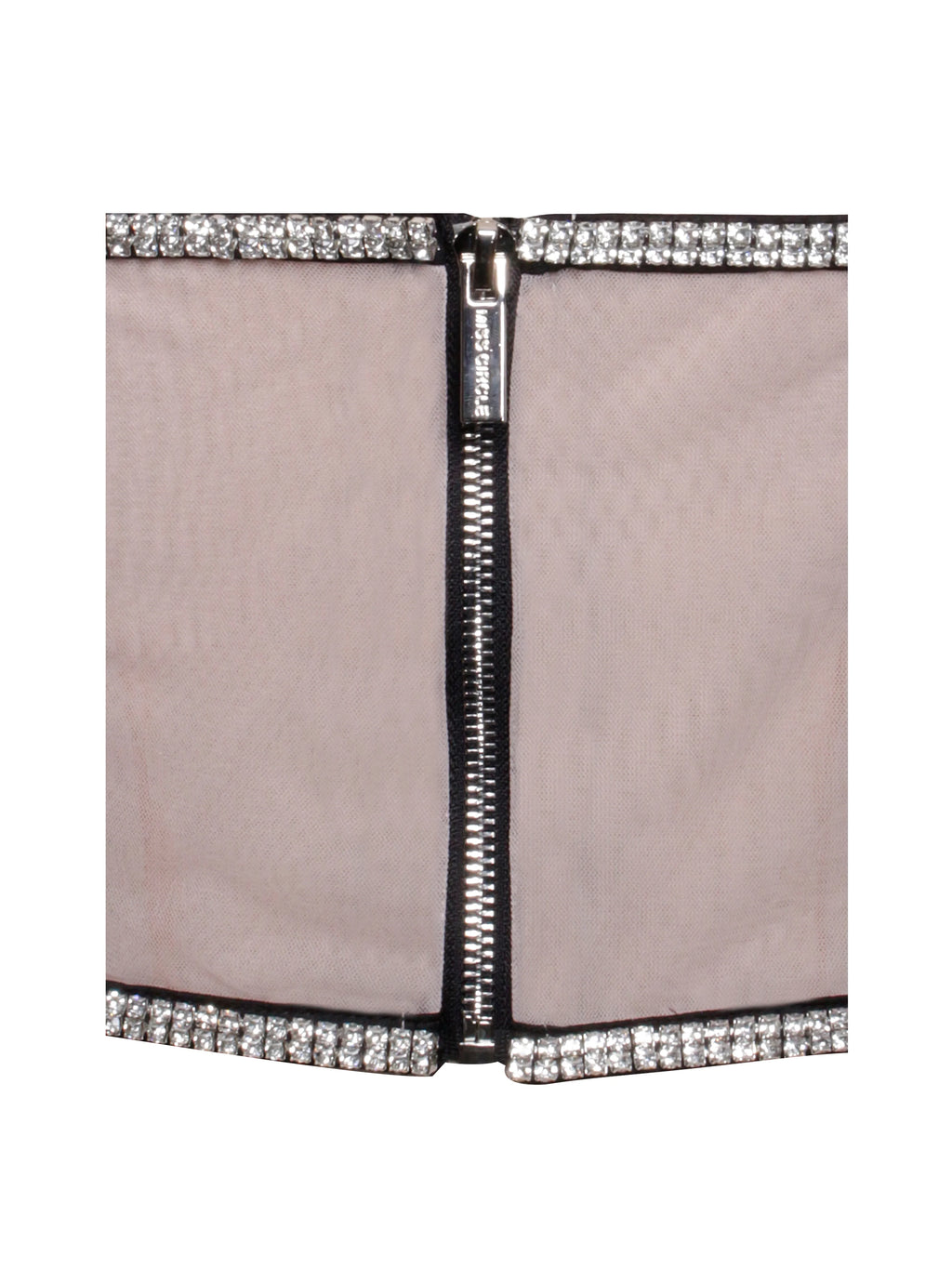 Cadence Black Satin Crystal Embellished Corset Dress Archive Sale