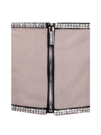 Cadence Black Satin Crystal Embellished Corset Dress Archive Sale