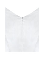 Unna White Satin Bardot Cowl Wedding Gown