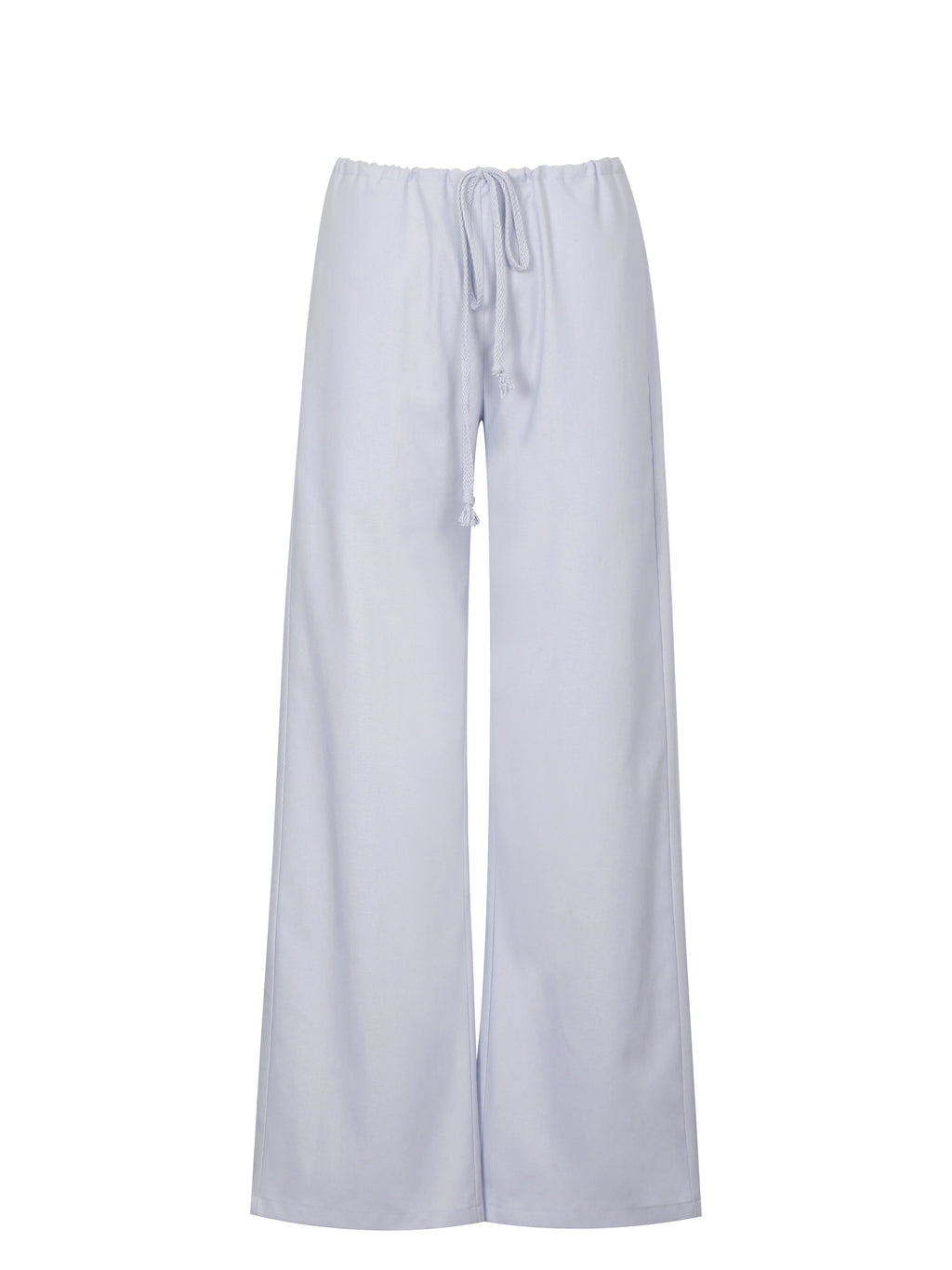 Laureen Lavender Linen Straight Pants
