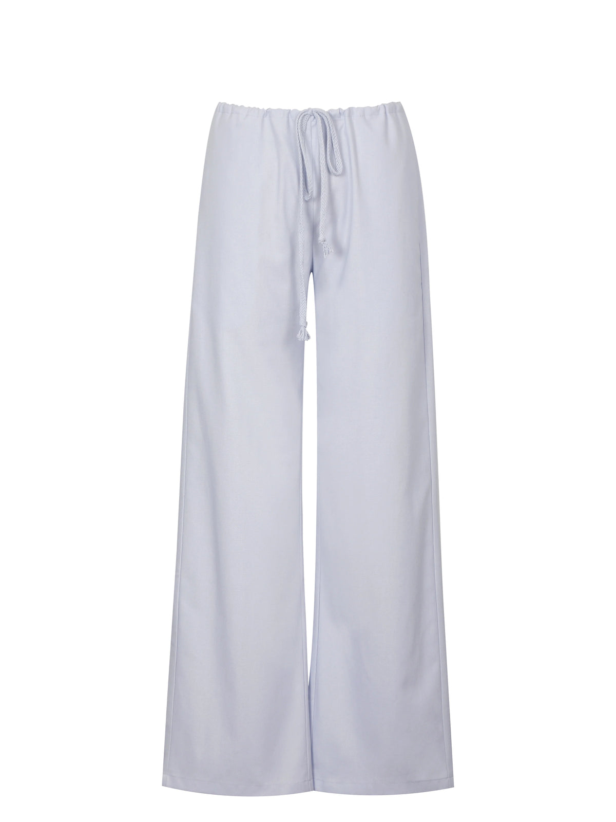 Laureen Lavender Linen Straight Pants