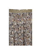 Quinnlyn Beige Cheetah Print Chiffon Halter Maxi Dress
