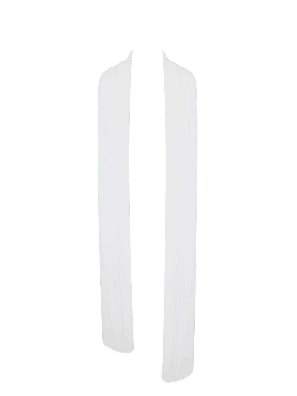 Jaycee White Chiffon Scarf