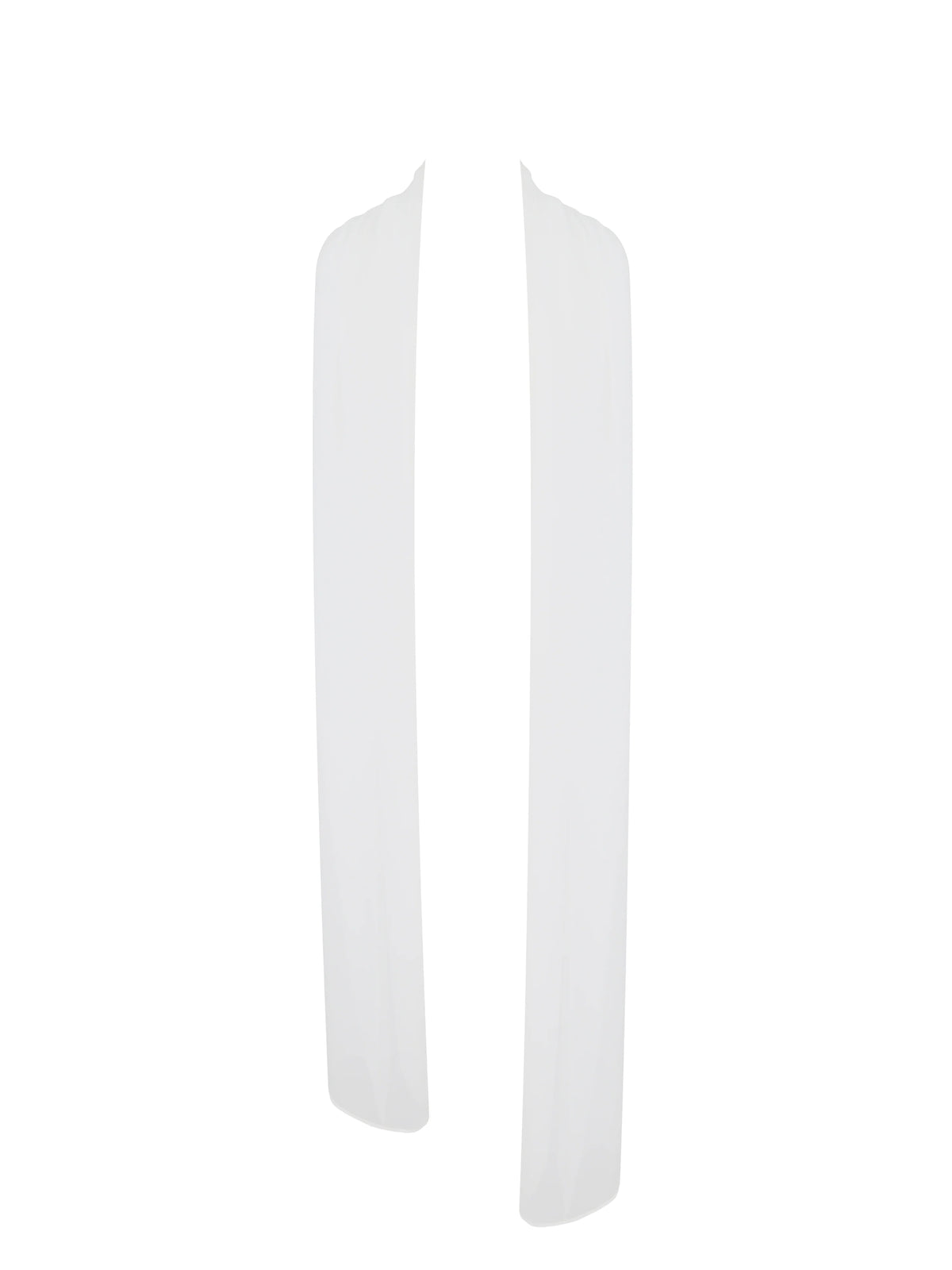 Jaycee White Chiffon Scarf