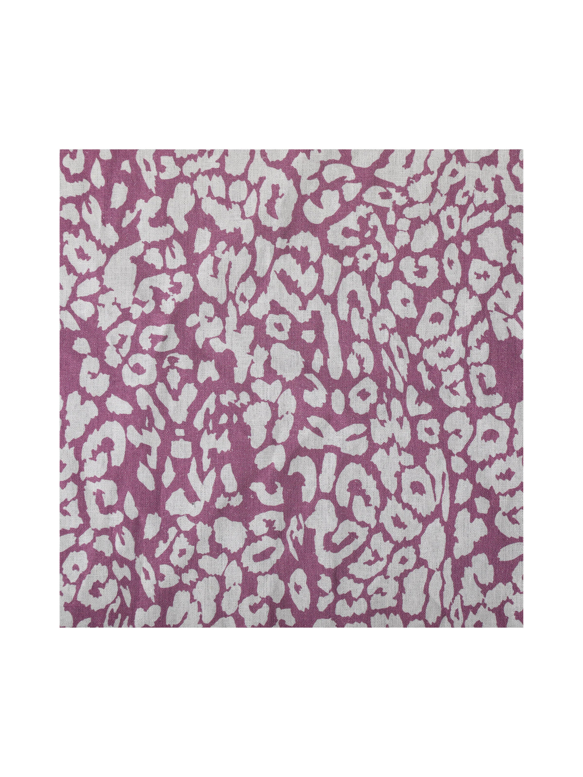 Jocie Mauve Cheetah Print Linen Head Scarf