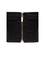 Pixie Black Mesh Sleeve Halter Corset Satin Top Archive Sale